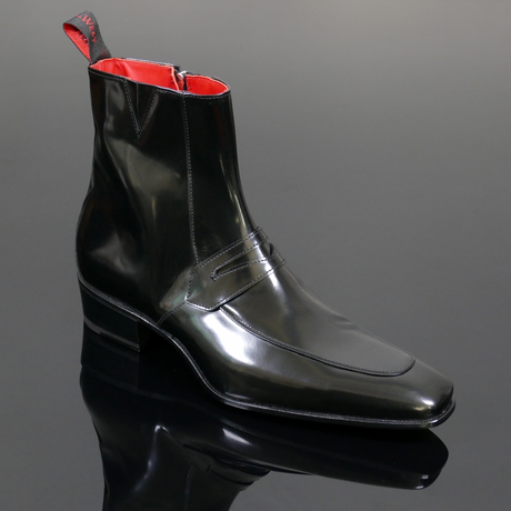 'Drowner' - Saddle Strap Zip Boot