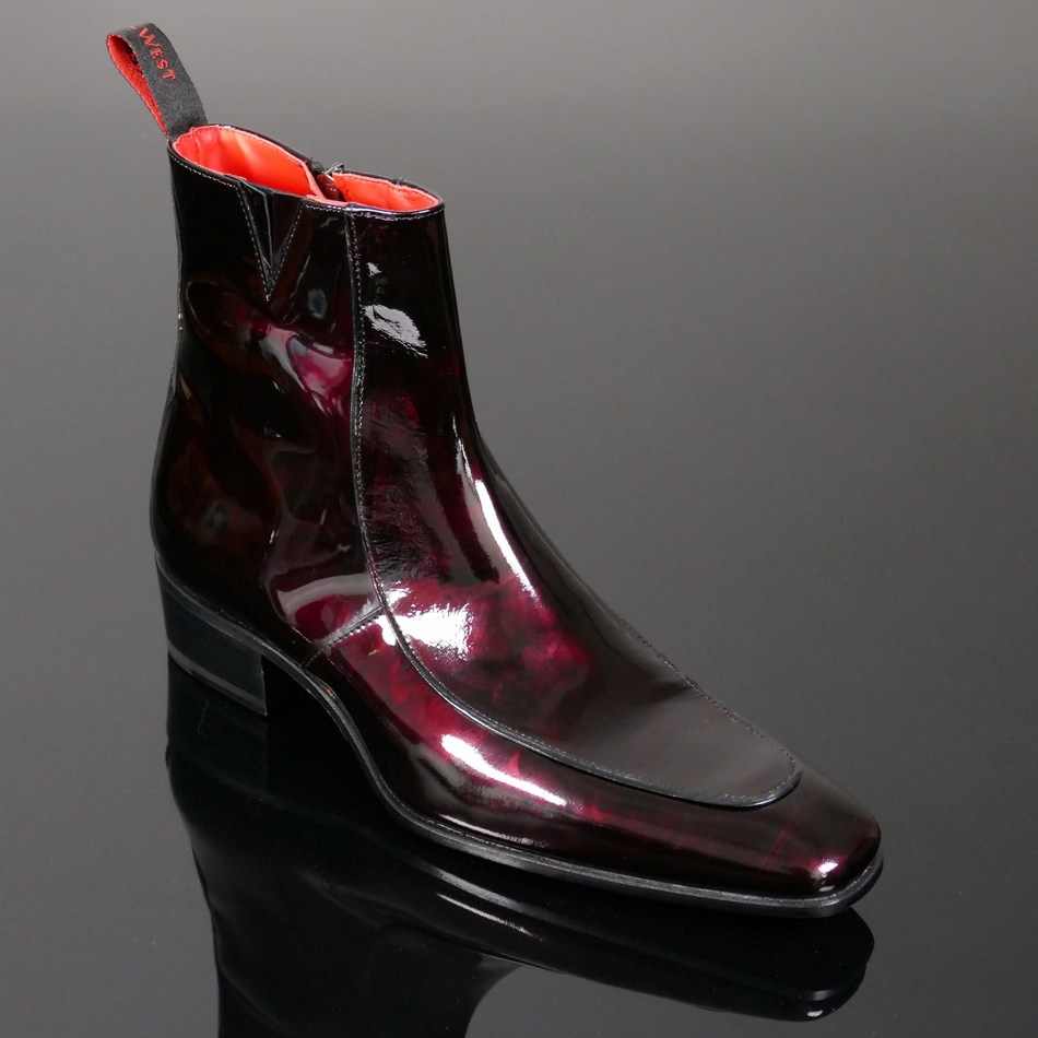 Anderson 'Nude' - Apron front zip boot