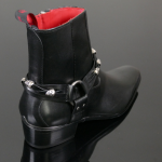 Carlito K978 'Wild Side' Skull charm harness zip boot