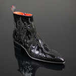 Dilettante 'Hellfire' - Flame Zip Boot