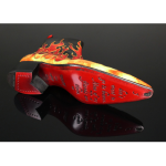 Dilettante 'Hellfire' - Flame Zip Boot