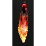 Dilettante 'Hellfire' - Flame Zip Boot