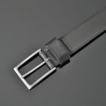 Dirk Jeans Belt - Black Calf