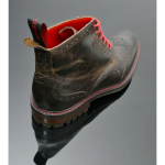 Hannibal Rising - Classic Brogue Derby Boot with Rubber Sole