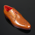 Page 'Loving Maid' - Honey calf Gibson lace up shoe