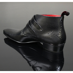 Manic L128 'Spectral' - Gothic Buckle detail boot