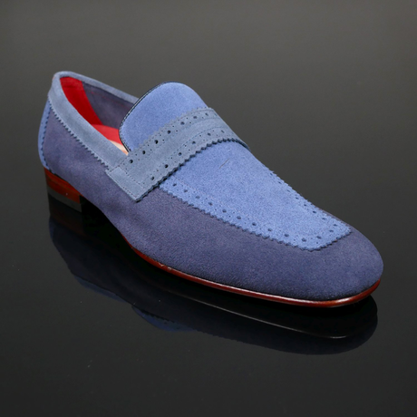 Martini L099 'Negroni' - Three-tone suede loafer