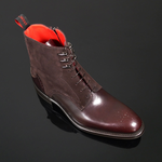 Page ‘Beast’ - Tiziano Espresso Brown Leather & Suede Lace-Up Boot