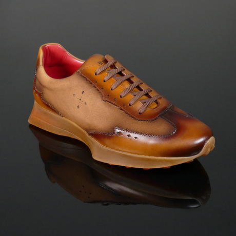 Robert L108 'Speedster' - Retro trainer with Lactae Hevea® Sole