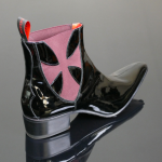 Rochester 'Dragon' - Black patent Chelsea boot