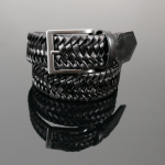 Sunset weave belt - Toledo Black Calf