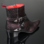 Sylvian K474 Django - Reptile Effect Vegan Leather Boot