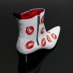 Sylvian K676 'Lipsync' Lipstick Zip boot