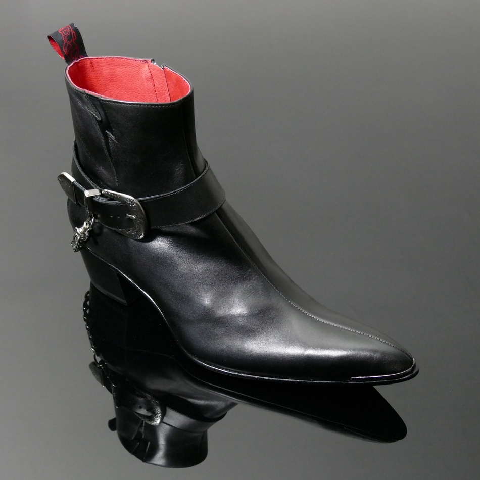 Sylvian K912 'Street Life' Buckled Zip Boot