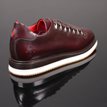 The 'Monaco' - Espresso Brown Calf Leather Hybrid Sneaker