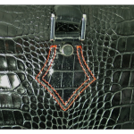 The 'Nightporter' Overnighter Bag - Black Croc